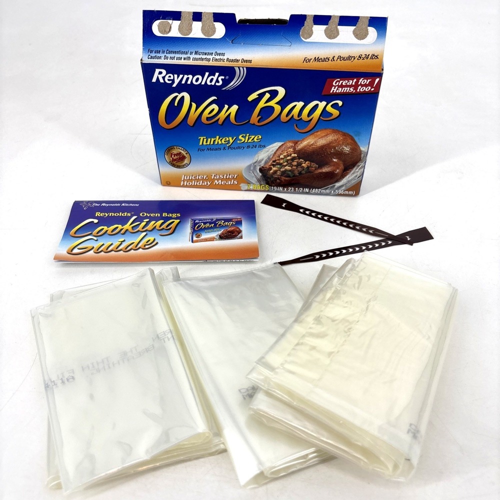 Discontinued‎ Reynolds Kitchens Turkey Size Oven Bags, Holds 24 Pounds, 3 Count